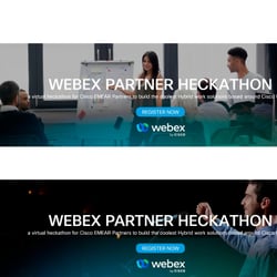 WEBEX – UI/UX, Grafikdesign, Banner, Responsive