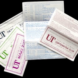 Veranstaltungsflyer, Satz