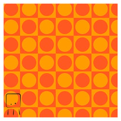Round Hop in orange