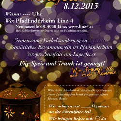 Adventfeier Flyer