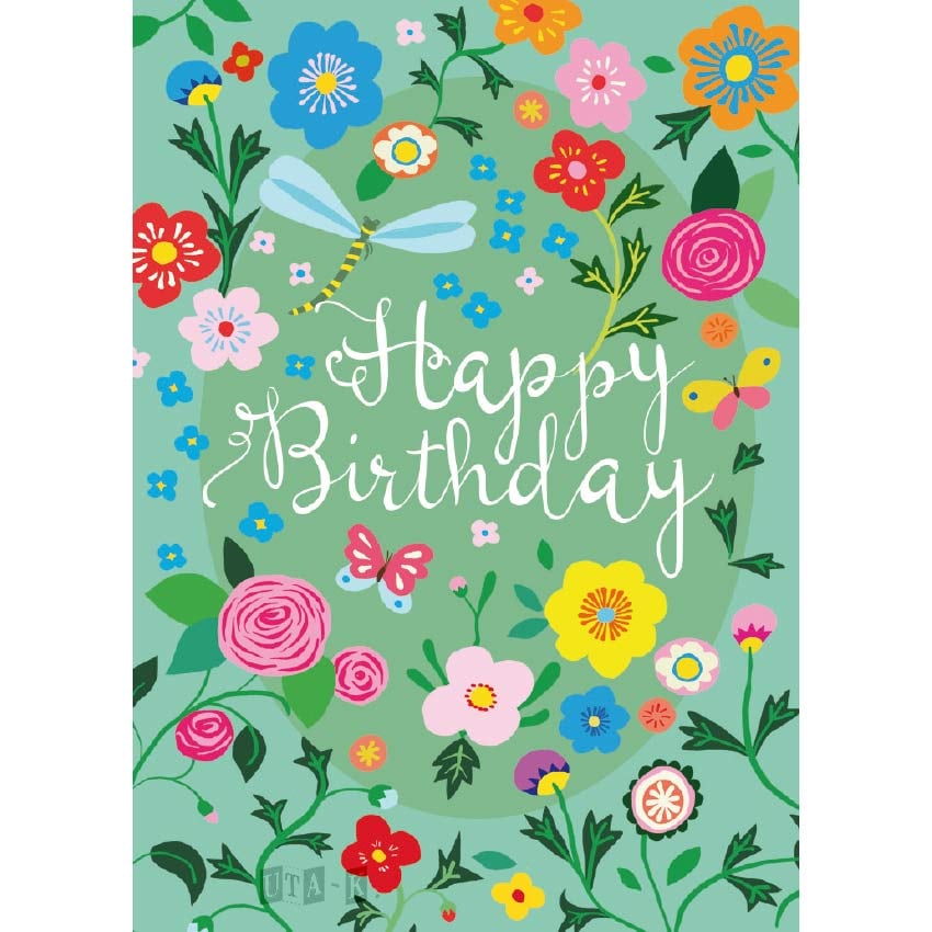 Grußkarte Happy Birthday