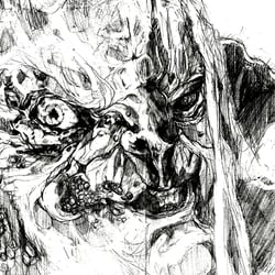 Great Goblin fan art, 2015, Bleistift