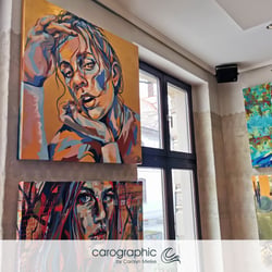 artworks #Carolyn_Mielke Malerei Kunst Portraits paintings