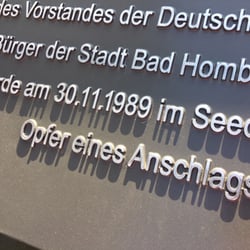 Gedenktafeln Alfred Herrhausen Bad Homburg v. d. Höhe