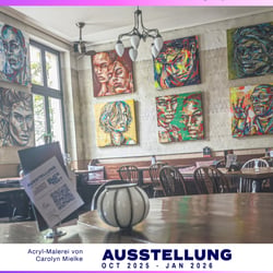 Ausstellung in Cottbus, carographic, Pop Art Kunst der Malerei von Carolyn Mielke