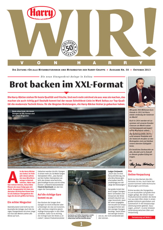 Jubiläums-WIR! 50 – Oktober 2013