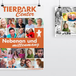 Konzept für Plakat- und Anzeigenwerbung