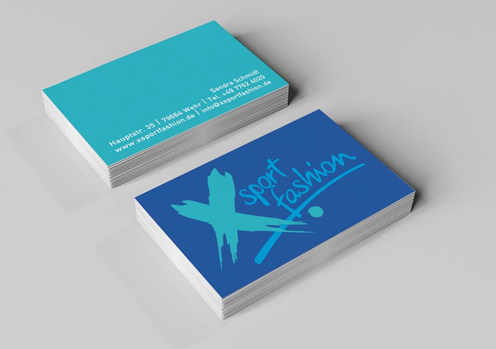 Visitenkarten  X Sportfashion