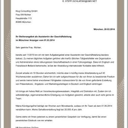 Bewerbungsvorlage Anschreiben 1