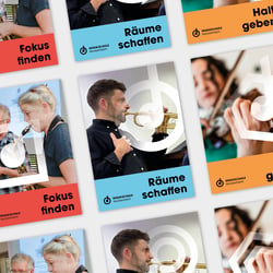 CI für die Musikschule Hockenheim – Plakatkonzeption