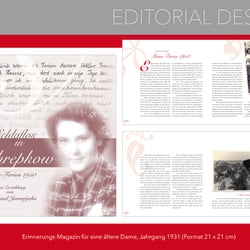 Erinnerungsmagazin für eine ältere Dame, Jahrgang 1931