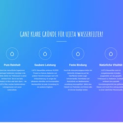 UJETA Filtersysteme – Website
