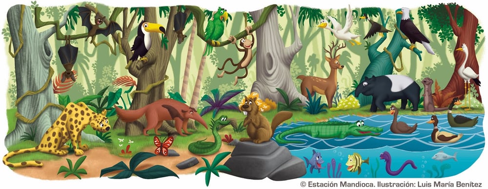 Estación Mandioca ilustración Luis María Benítez