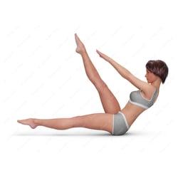 Bauch, Beine, Po: BOP-Training für Frauen – Übung-Position