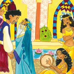 Kinderbuchillustration Aladin für Kinderleicht Wissen Verlag