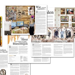 TAKKO X-PRESS Herbst 2011 Layout, Konzeptentwicklung und Art Direktion der Mitarbeiterzeitung.
