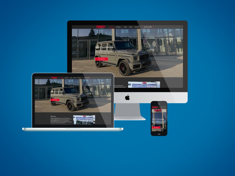Devices Mockup – Davo Automobile