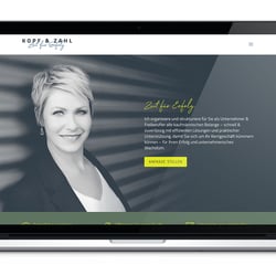 One Pager Website – kopfzahl.com