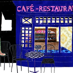 Animals – rauchender Wurm im Café