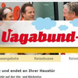 Layout, Reinzeichnung für Joomla! „Vagabund-Reisen Flensburg“