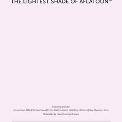 Plakate, Flyer und Ausstellungsbroschüre Lightest Shade of Aflatoon – Layout, Grafik, Satz/Typografie