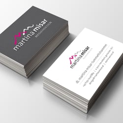 visitenkartengestaltung. eigenwerbung.