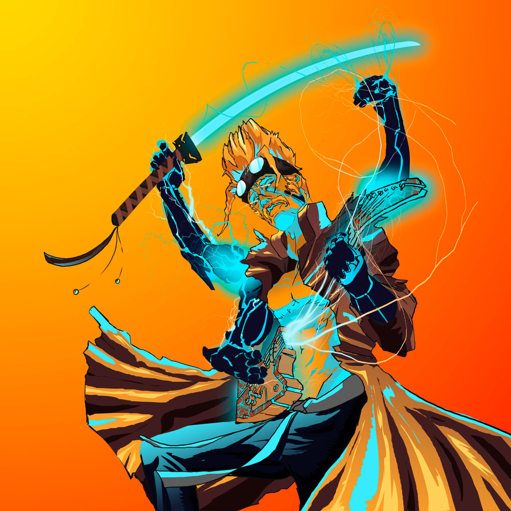 Charakterillustration BeefeaterMcBigBallz