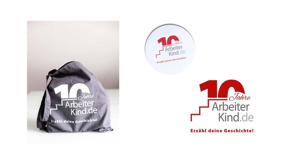 Gestaltung Jubiläumskommunikation 10 Jahre Arbeiterkind.de