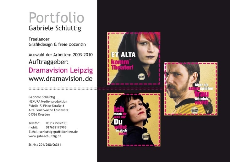 Button, 3 Spieler der Gruppe DramaVision, als Aufkleber gedruckt
