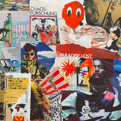 Collage „chaos forschung – paradise lost“