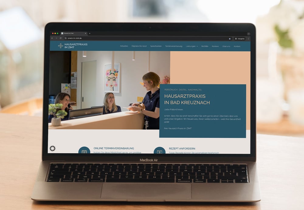 Webdesign & Umsetzung in WordPress „Hausarztpraxis“