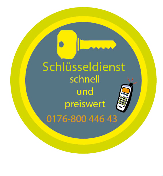 Schlüsseldienst Aufkleber