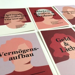 Frauenfinanzberatung Flyerserie