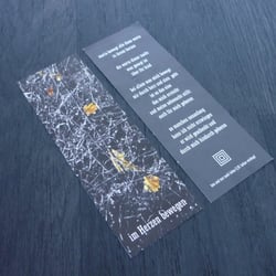 Lesezeichen als Give Away für Kirchengemeinde