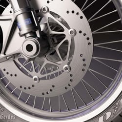 Front wheel rendering