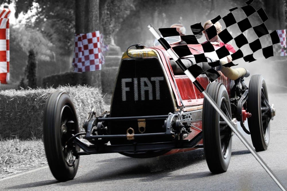 Fiat Mefistofele auf Schloß Dyck
