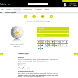 Golfballalarm | Konfigurator