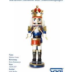 Coverdesign für Diplomarbeit „Akustisches Schlagzeug und dessen Aufnahme unter Studiobedingungen“ (11|2008)