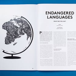 Hello – Illustration zu einem Text über Sprachensterben