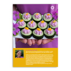 Innenseiten Kursflyer „Fermentieren”