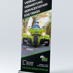 Roll Up, Trikevermietung und Verkauf