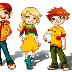 Character Design Entwurf für den Junior Club von Mc Donalds.