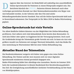 Online-Sprechstunde startet in Deutschland – Seite 2