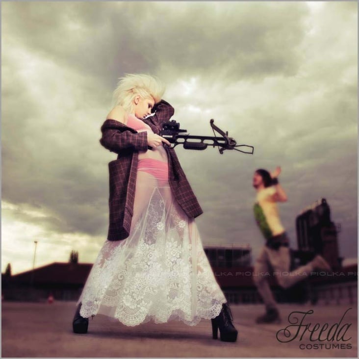 Styling: Freeda Costumes; Coat+ Dress: Freeda Costumes