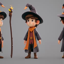 sluedke character sheet of a cute young wizard on a clean fity  e0d709f0-ee7f-48eb-ac6f-cff4995a2e0f-Edit