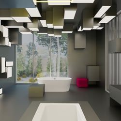Designkonzept Sanitär-Showroom
