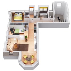 3D-Grundriss