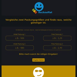 Kostenlose WebApp PWA mit praktischen Berechnungstools