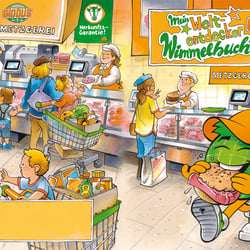 Umschlagseiten Wimmelbild Buch
