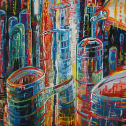 Sci-Fi Stadt